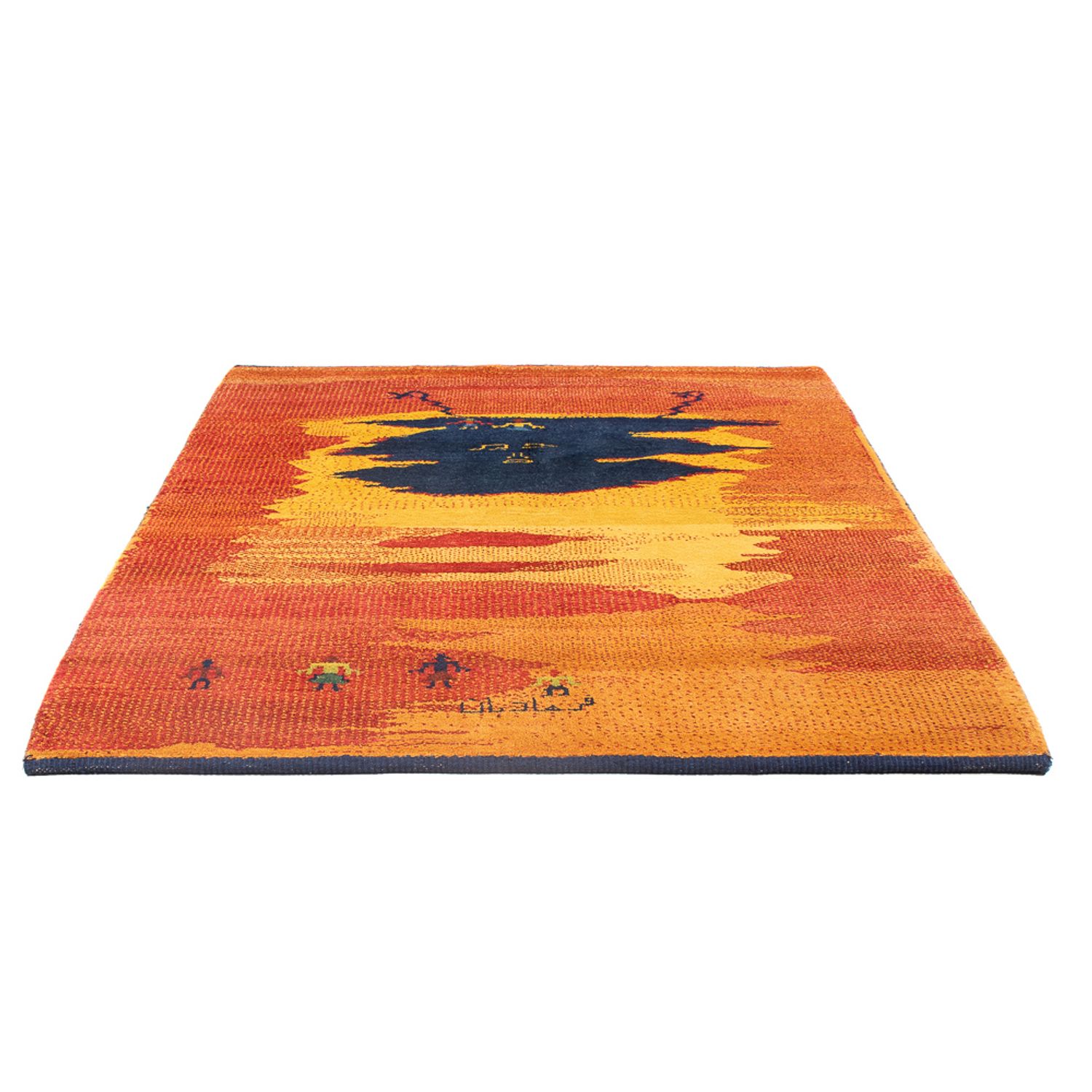 Tapete Gabbeh - Persa - 193 x 150 cm - multicolorido