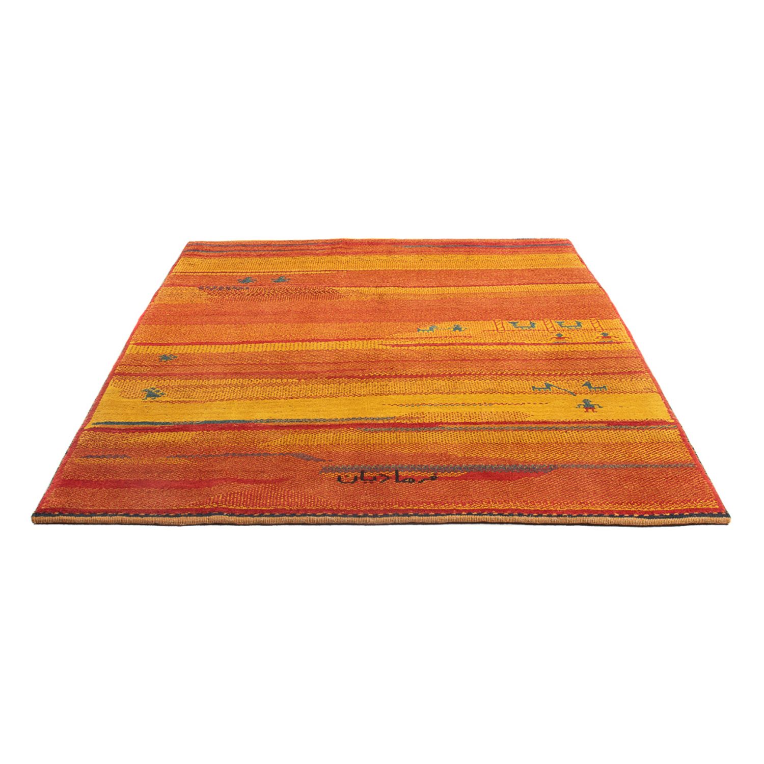 Tapete Gabbeh - Persa - 192 x 157 cm - multicolorido