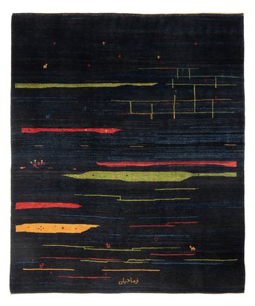 Tapete Gabbeh - Persa - 270 x 235 cm - multicolorido