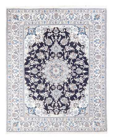 Alfombra Persa - Nain - Real - 190 x 149 cm - azul oscuro