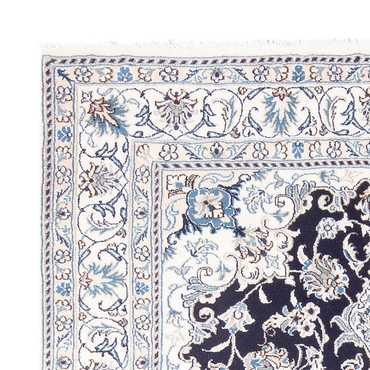 Tapis persan - Nain - Royal - 190 x 149 cm - bleu foncé