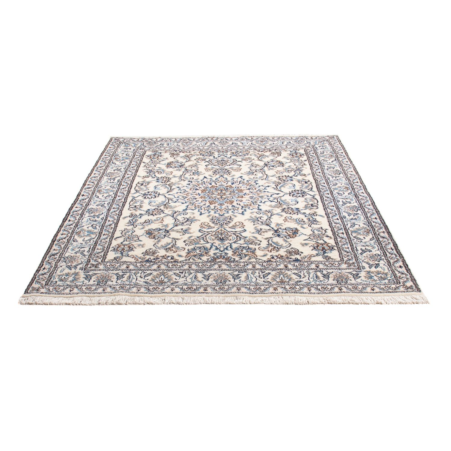 Alfombra Persa - Nain - Real - 196 x 150 cm - crema