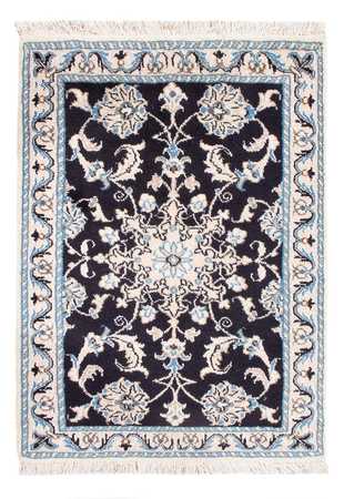 Tapete Persa - Nain - Royal - 90 x 60 cm - azul escuro