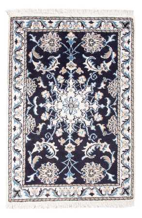 Tapis persan - Nain - Royal - 90 x 60 cm - bleu foncé