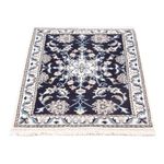 Alfombra Persa - Nain - Real - 90 x 60 cm - azul oscuro