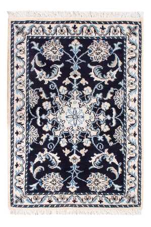 Tapis persan - Nain - Royal - 90 x 60 cm - bleu foncé