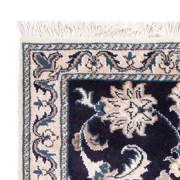 Tapis persan - Nain - Royal - 90 x 60 cm - bleu foncé