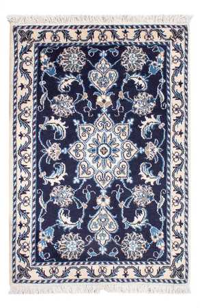 Tapis persan - Nain - Royal - 90 x 60 cm - bleu