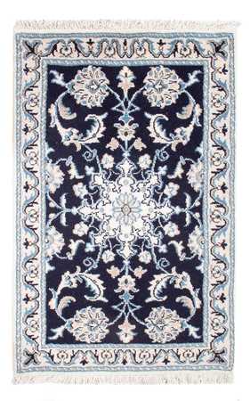 Tapete Persa - Nain - Royal - 90 x 60 cm - azul escuro