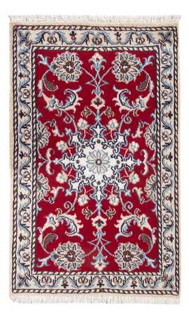 Tapis persan - Nain - Royal - 90 x 60 cm - rouge