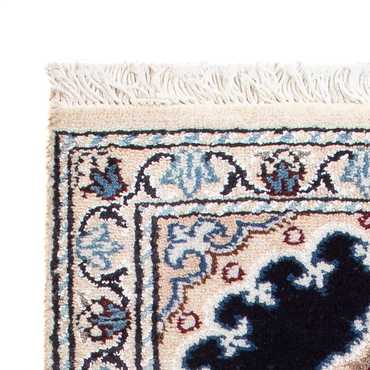 Tapis persan - Nain - Royal - 60 x 40 cm - bleu foncé