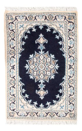 Tapete Persa - Nain - Royal - 60 x 40 cm - azul escuro