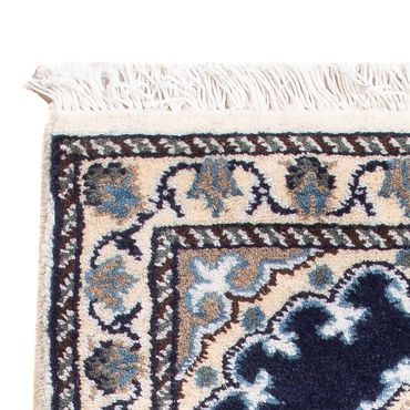 Tapis persan - Nain - Royal - 60 x 40 cm - bleu foncé