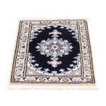 Tapis persan - Nain - Royal - 60 x 40 cm - bleu foncé