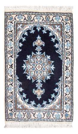 Tapete Persa - Nain - Royal - 60 x 40 cm - azul escuro