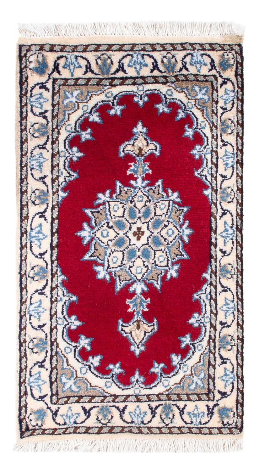 Tapis persan - Nain - Royal - 60 x 40 cm - rouge