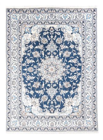 Alfombra Persa - Nain - Real - 206 x 149 cm - azul