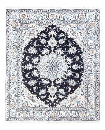 Alfombra Persa - Nain - Real - 195 x 148 cm - azul oscuro