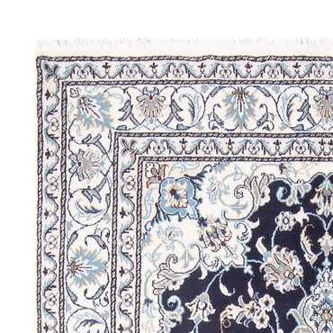 Tapis persan - Nain - Royal - 198 x 150 cm - bleu foncé