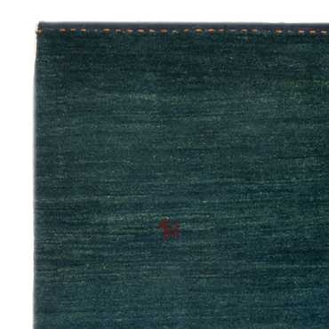 Tapis Gabbeh - Persan - 160 x 104 cm - bleu pétrole