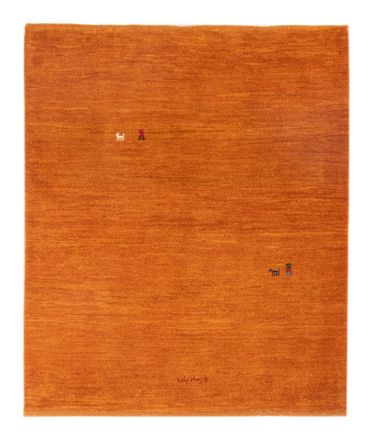 Tapis Gabbeh - Persan - 128 x 100 cm - orange