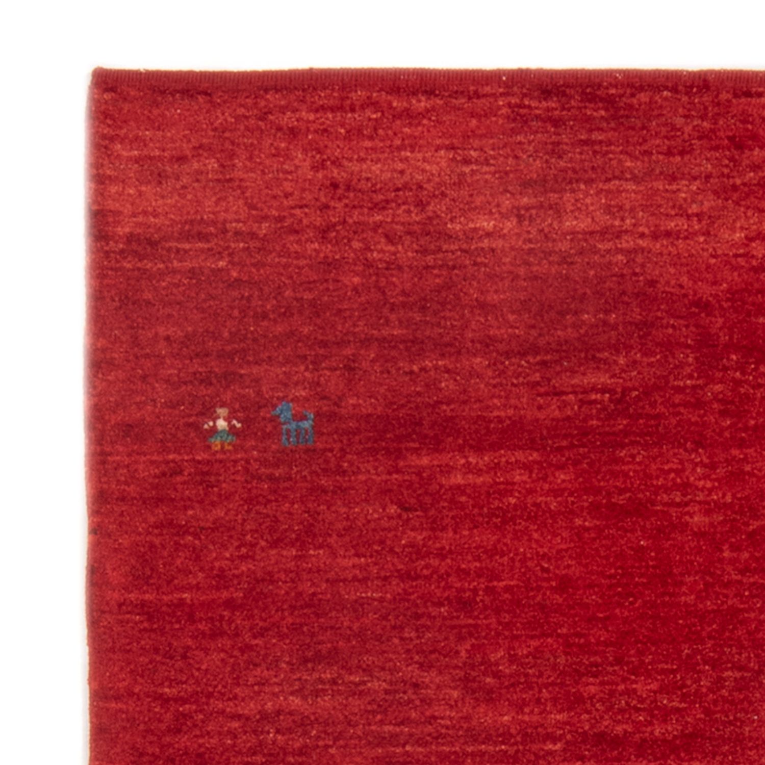 Tapete Gabbeh - Persa - 150 x 100 cm - vermelho