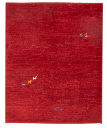 Tappeto Gabbeh - Persero - 145 x 103 cm - rosso