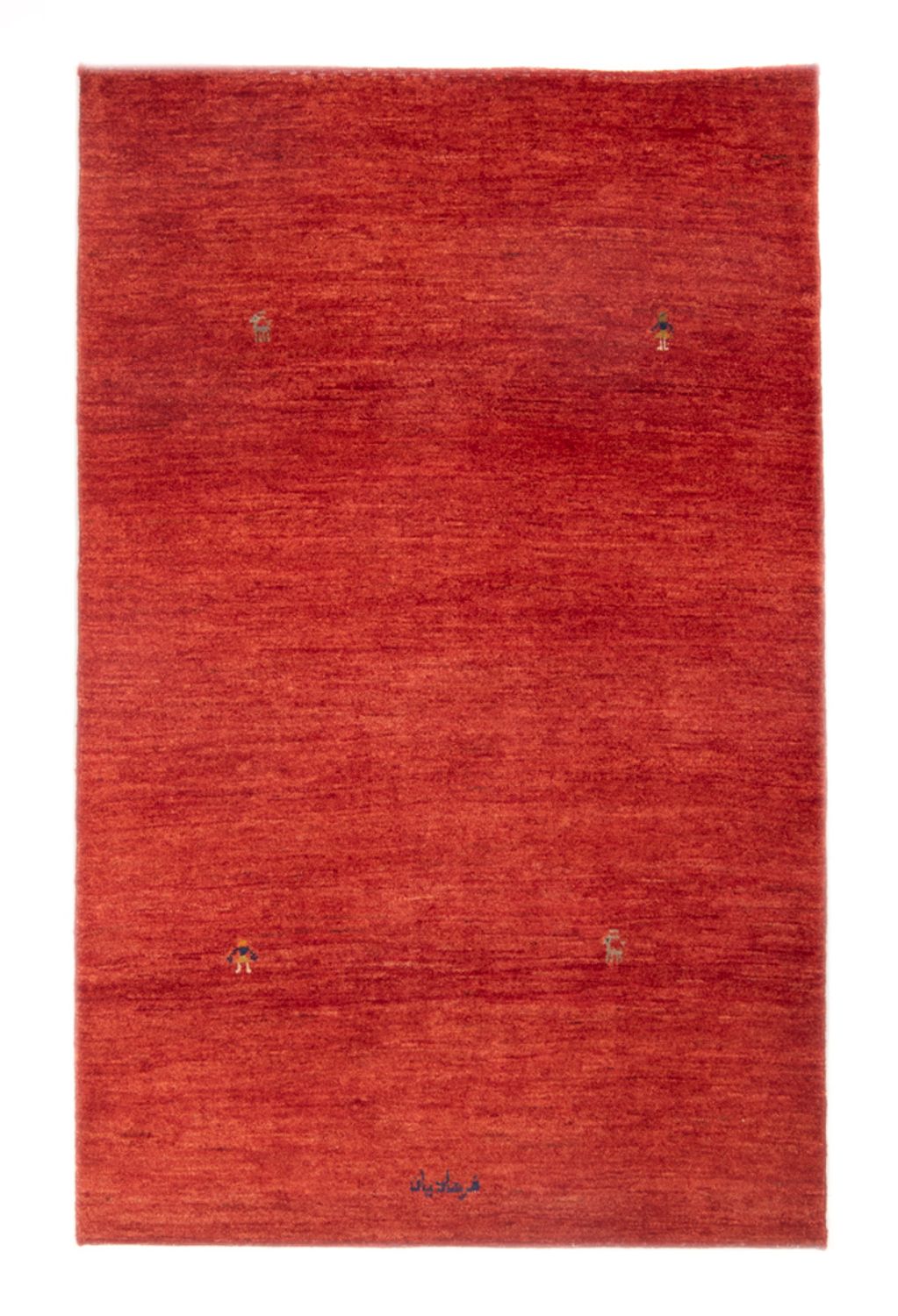 Alfombra Gabbeh - Persa - 188 x 120 cm - rojo