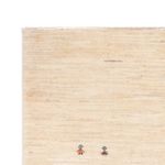 Gabbeh Teppich - Perser - 150 x 109 cm - hellbeige