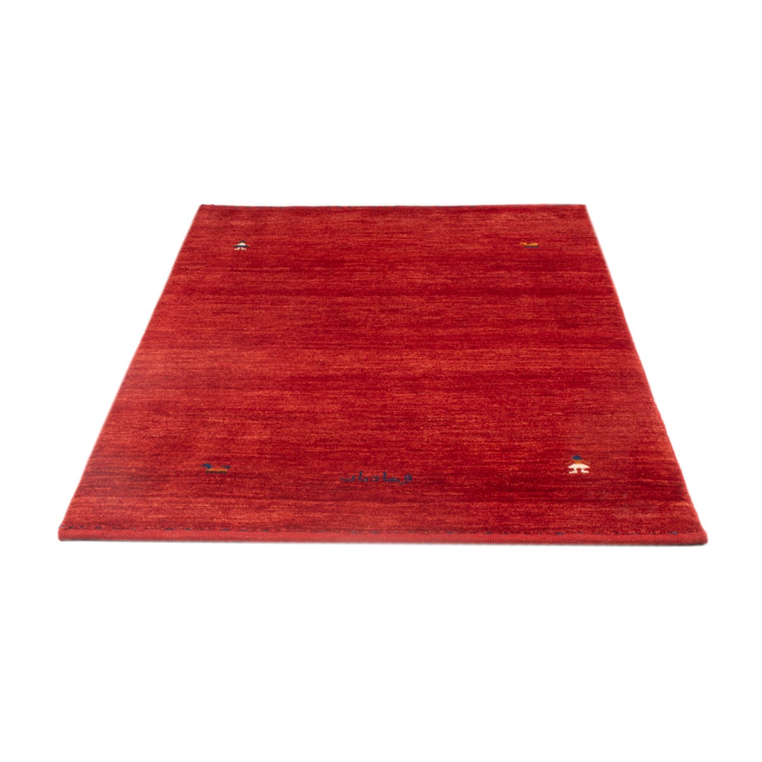 Tapis Gabbeh - Persan - 149 x 99 cm - rouge