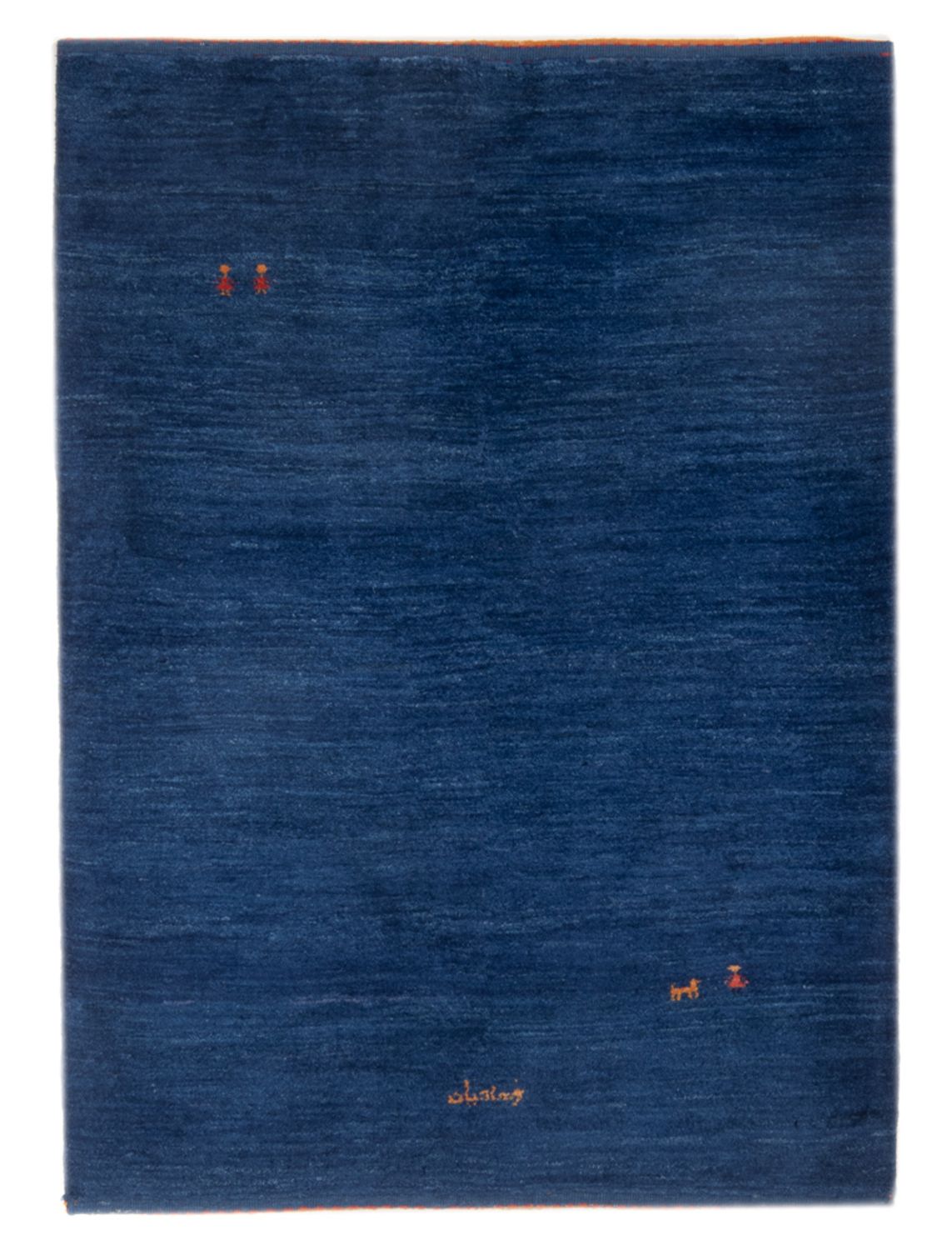 Gabbeh Teppich - Perser - 158 x 107 cm - dunkelblau