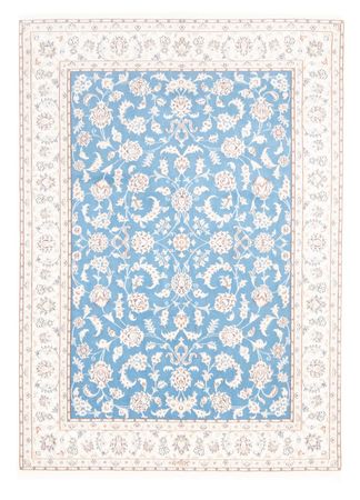 Tapete Persa - Nain - Royal - 202 x 148 cm - azul claro