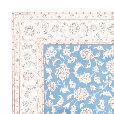 Tappeto Persero - Nain - Reale - 202 x 148 cm - blu chiaro