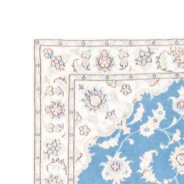 Tapis de couloir Tapis persan - Nain - Royal - 197 x 82 cm - bleu clair