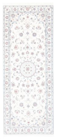 Tapis de couloir Tapis persan - Nain - Royal - 199 x 81 cm - crème