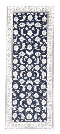 Runner Perser Rug - Nain - Royal - 196 x 80 cm - dark blue