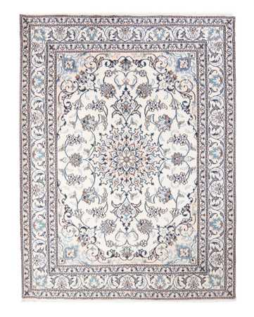 Tapis persan - Nain - Royal - 194 x 143 cm - crème