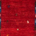 Alfombra Gabbeh - Loribaft Persa - Real - 130 x 86 cm - multicolor