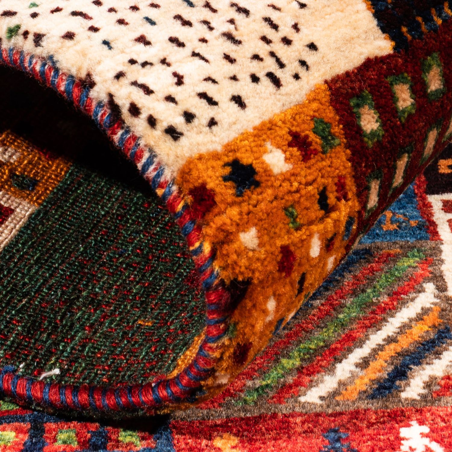 Gabbeh Rug - Loribaft Perser - Royal - 137 x 92 cm - multicolored