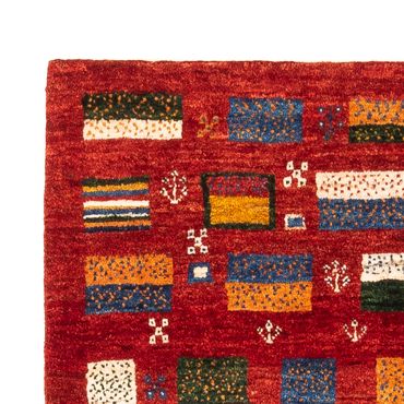 Tapete Gabbeh - Loribaft Persa - Real - 126 x 84 cm - multicolorido