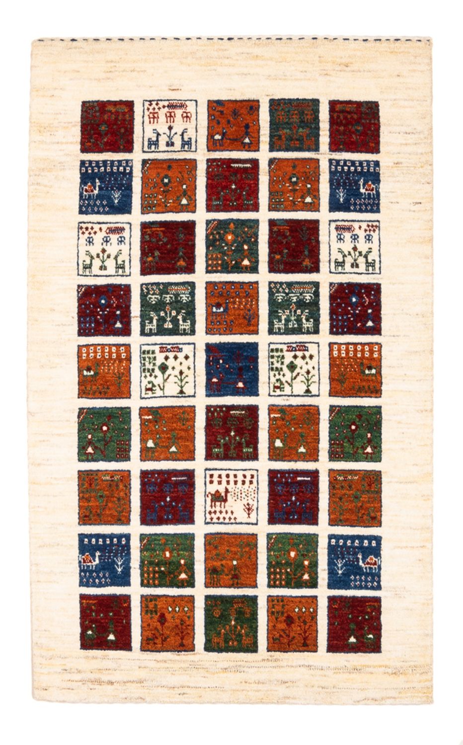 Gabbeh Rug - Loribaft Perser - Royal - 132 x 84 cm - multicolored