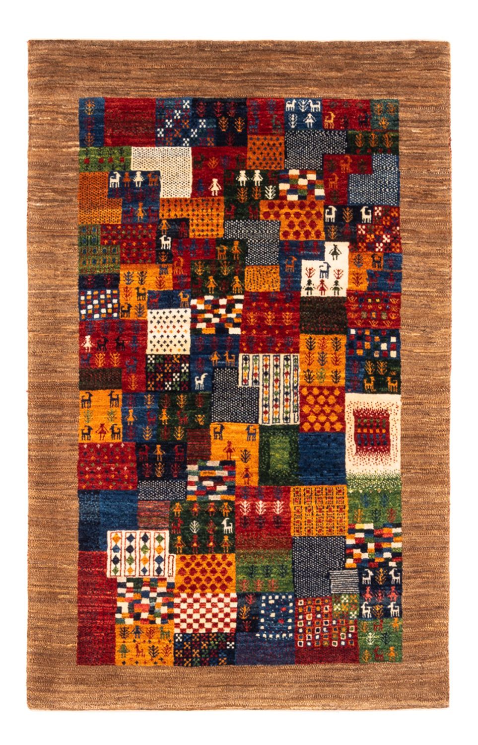 Gabbeh Rug - Loribaft Perser - Royal - 134 x 88 cm - multicolored