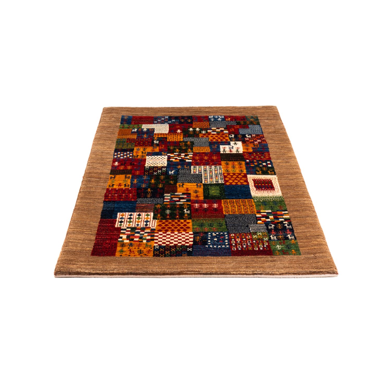 Tapis Gabbeh - Loribaft Persan - Royal - 134 x 88 cm - multicolore