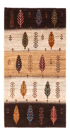 Tapis Gabbeh - Loribaft Persan - Royal - 147 x 85 cm - multicolore