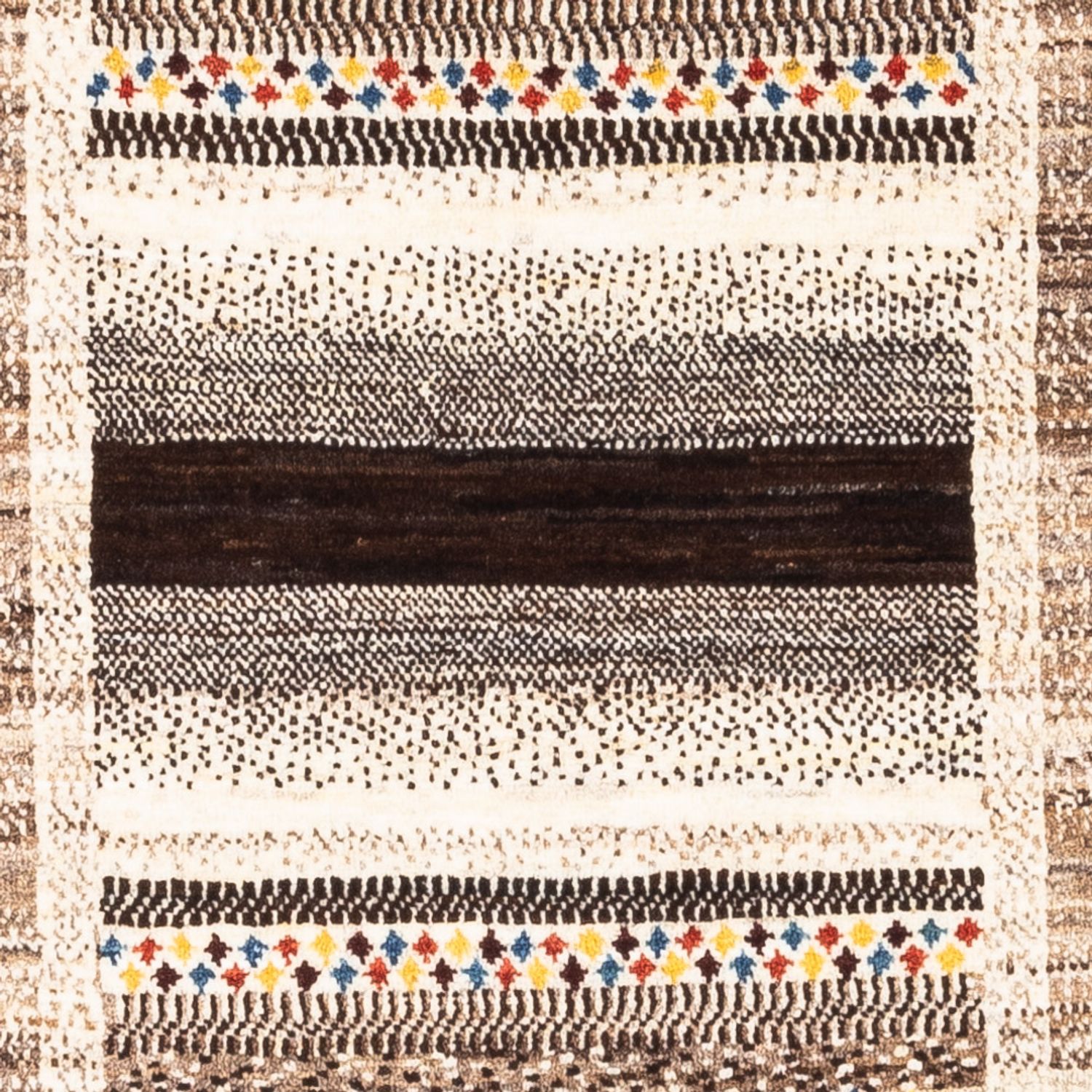 Tapete Gabbeh - Loribaft Persa - Real - 132 x 84 cm - multicolorido