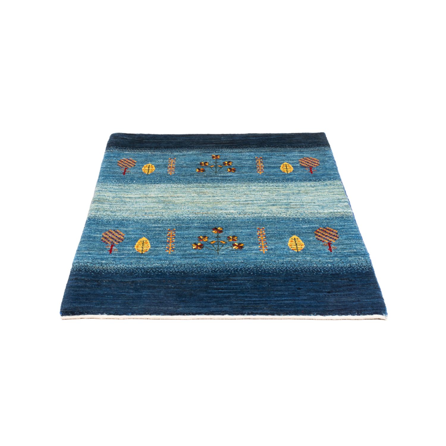 Tapis Gabbeh - Loribaft Persan - Royal - 122 x 88 cm - multicolore