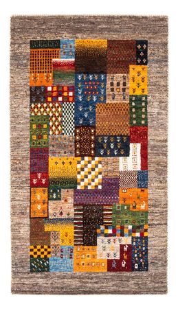 Tapete Gabbeh - Loribaft Persa - Real - 138 x 84 cm - multicolorido