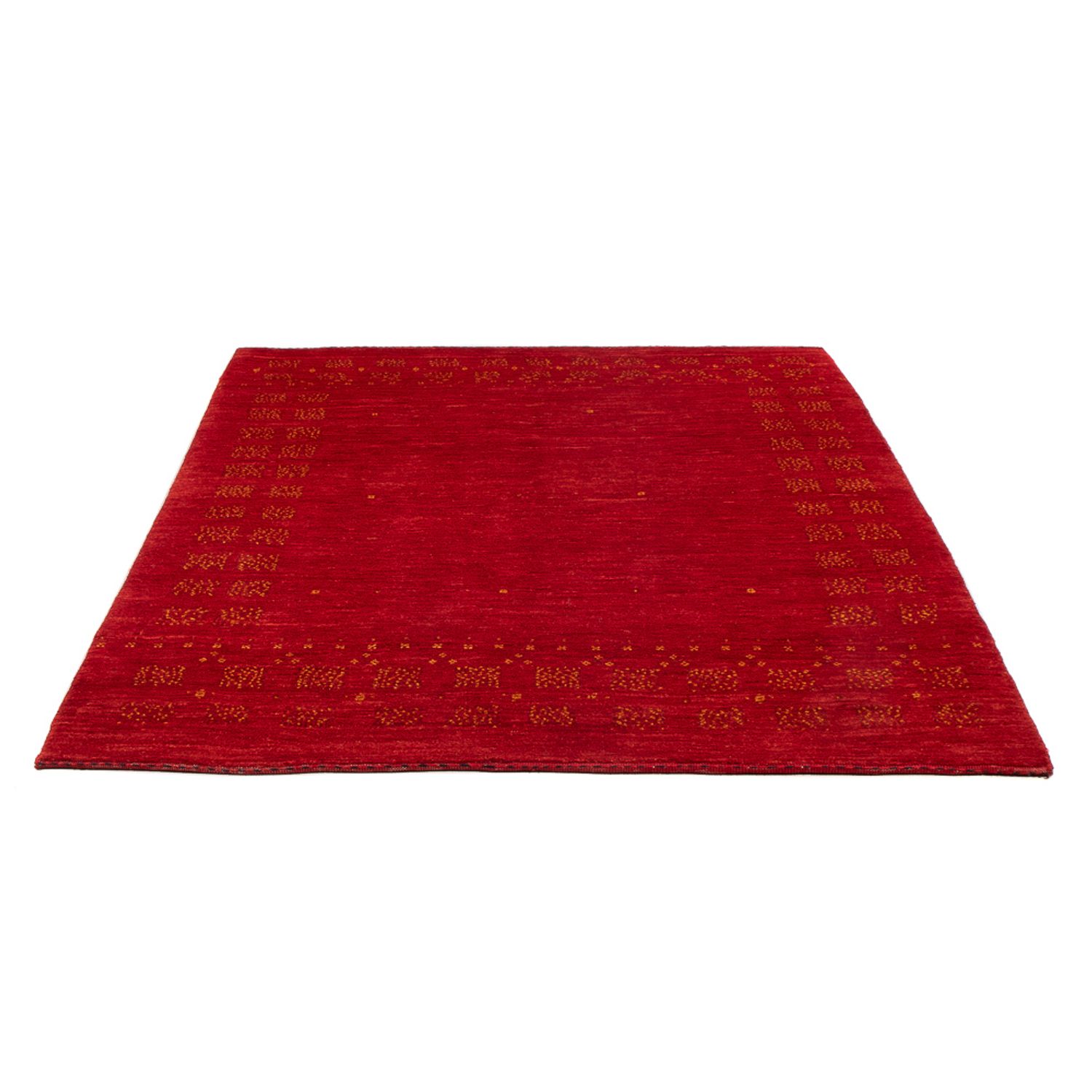 Tapete Gabbeh - Persa - 175 x 138 cm - vermelho