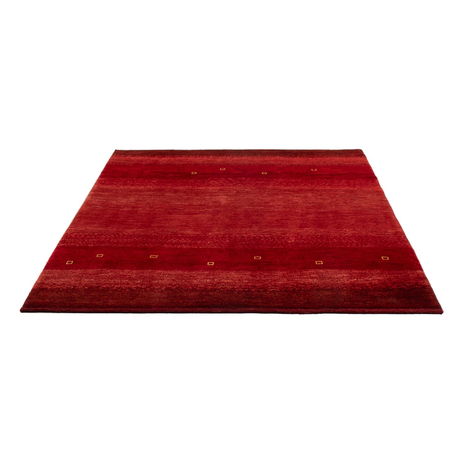 Tapete Gabbeh - Persa - 183 x 152 cm - vermelho