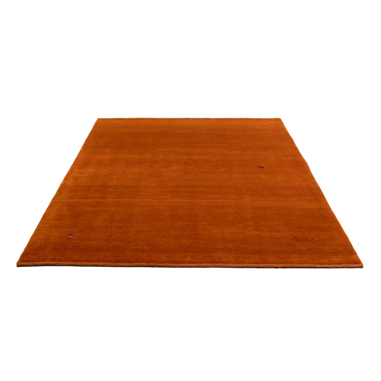 Tapis Gabbeh - Persan - 220 x 150 cm - marron foncé